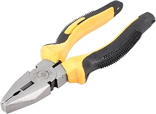 Aexit Yellow Black Cutters Rubber Coated Grip Wire Cutting Bending Linemen Pliers Wire Cutters 6