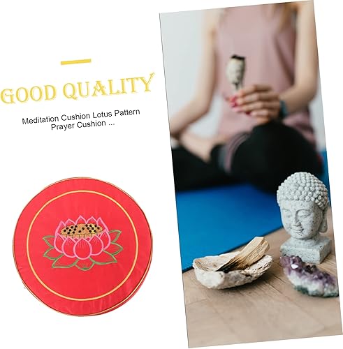 Miniatura 2 de LIGHTAOTAO Alfombrilla de adoración al aire libre Boho Almohadas de espuma para exterior+suelo+estera redonda de meditación Cojín de taburete de