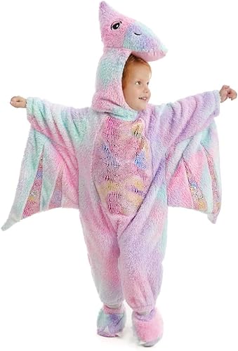 Miniatura 6 de HSCTEK Disfraz de dinosaurio para bebé, disfraz de triceratops para bebés, niñas y niños, disfraz de Halloween para bebés recién nacidos de 12 a 18