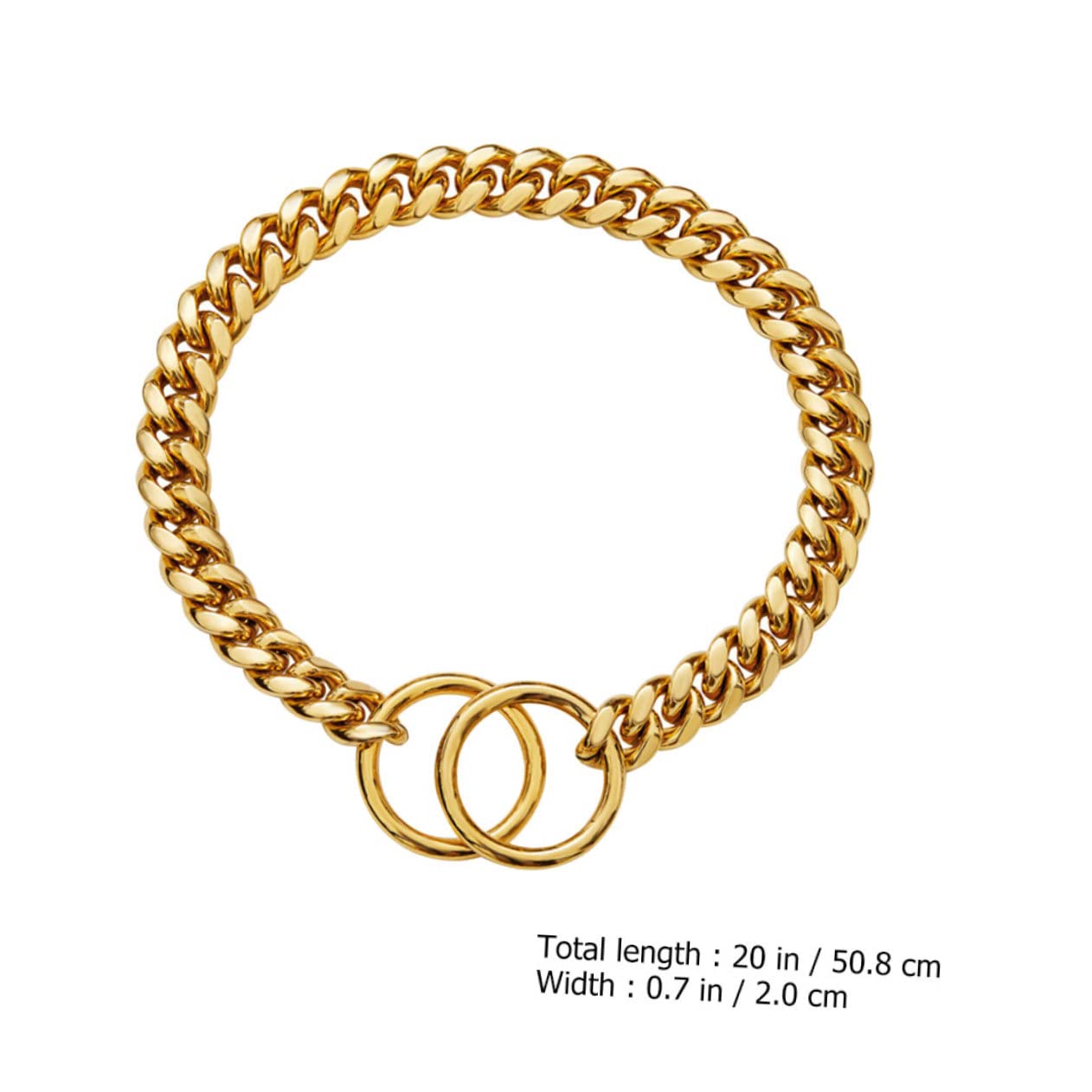 BESPORTBLE Chain Fashionable Gold Chain Necklace for Your Little Pet