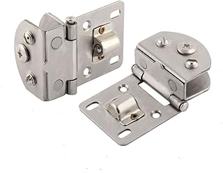 Aexit Stainless Steel Fall Protection Semi-Circle Design Glass Clamp Clip Silver Tone 75mm Length Safety Clips 2 Pcs