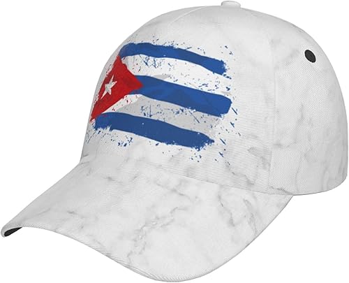Miniatura 2 de PAUPPY Funny-Funny-Cuba-Flag-Cuban-Cubano-Gifts Baseball Hats for Women Men Baseball Cap Snapback Hat Funny Trucker Hat Black