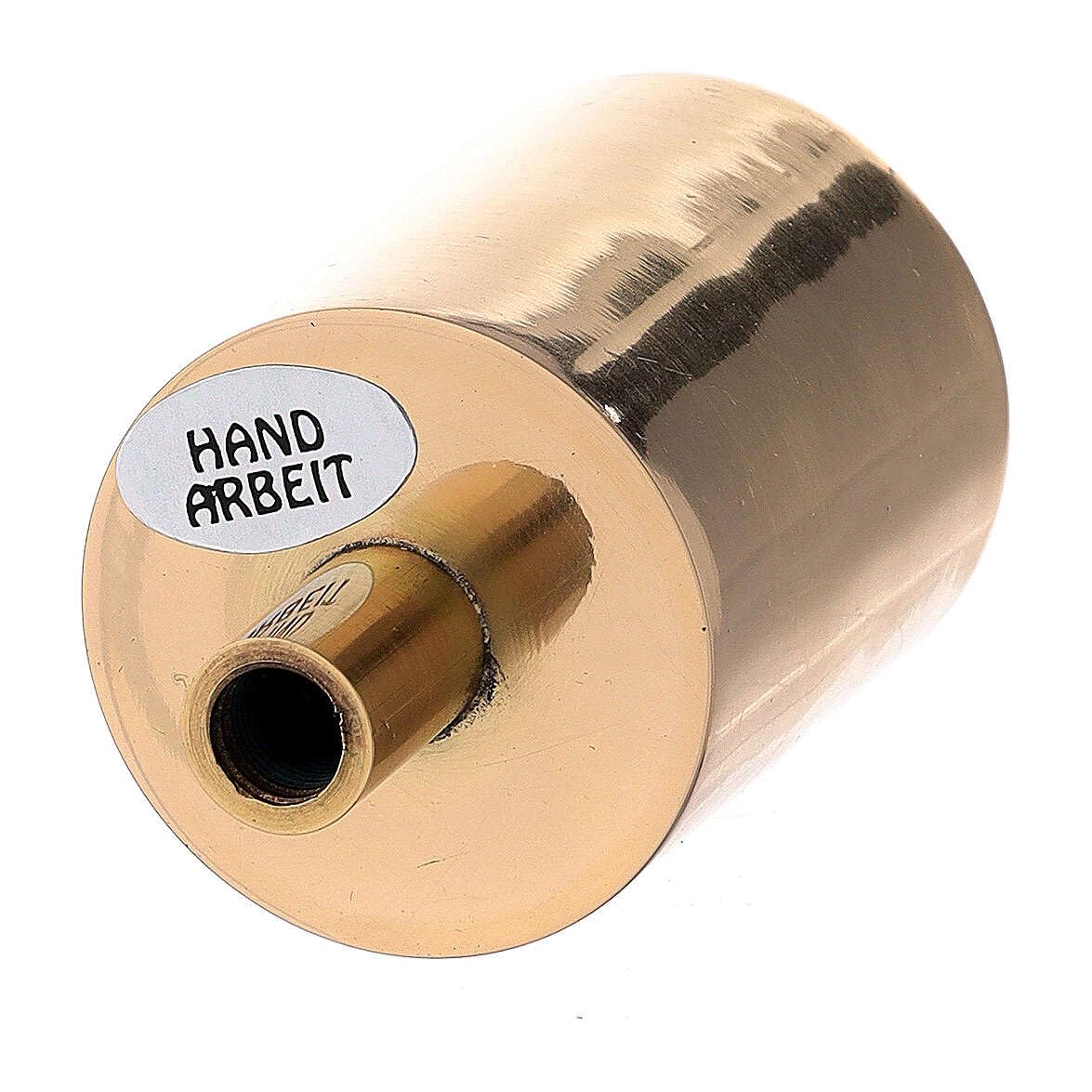 Golden Brass Candle Holder 4 cm