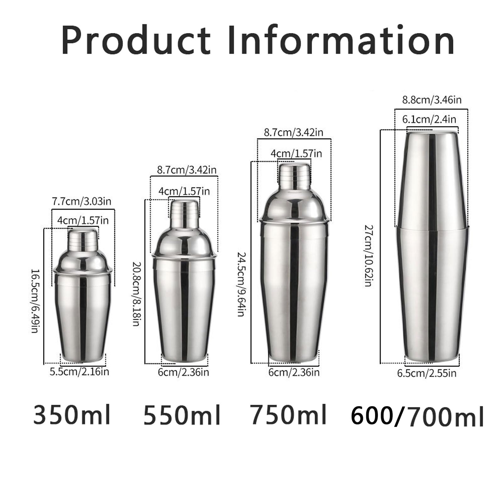 Coctelera para Cócteles Kit 23 piezas Coctelera de Acero Inoxidable Con Soporte Profesional Barman Herramientas con Mortero de Cóctel herramientas de mixología para Mezclar Bebidas,Barra,hogar