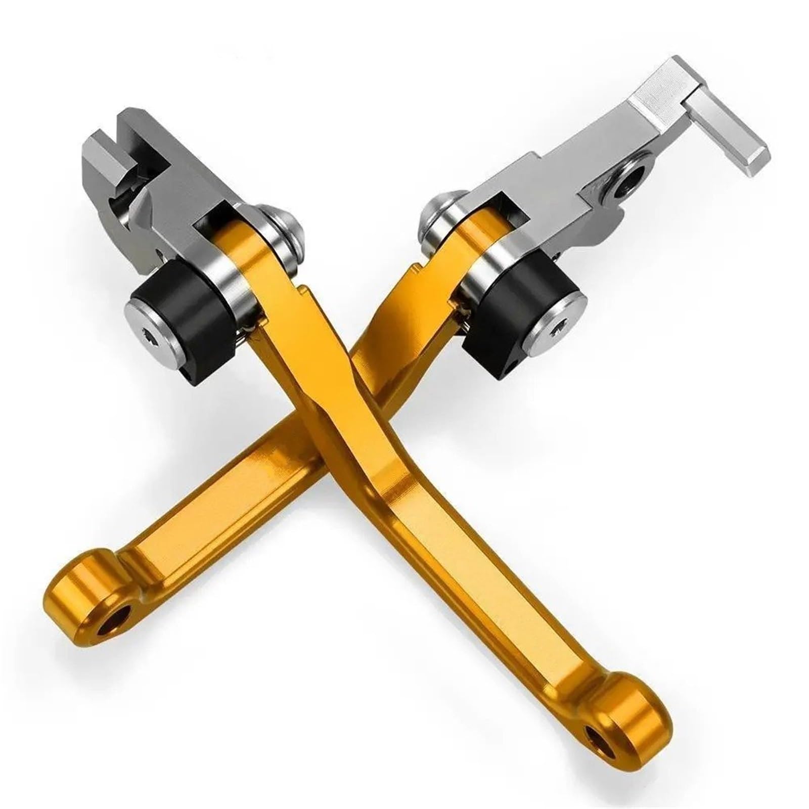 Flbzblkasl 2 Motorcycle Short Brake Clutch Levers Dirt Bike For Xr230 For Xr250 For Xr400 Motard For Xr650r Motorcoss Pit Pivot Foldable Brake Clutch Levers With Xr