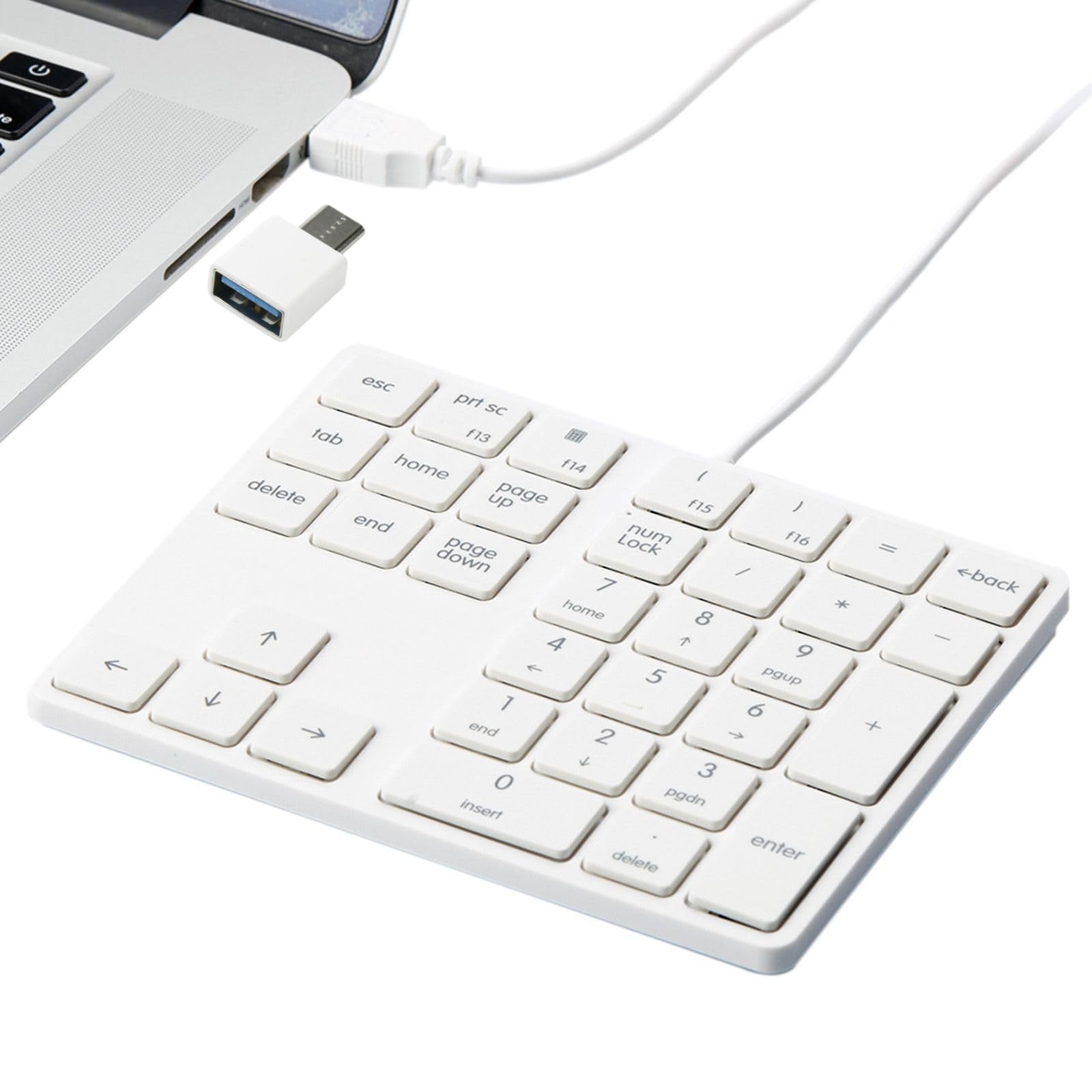 Amazon | Levieny [有線/USB Type-C両対応] 薄型 34キー テン