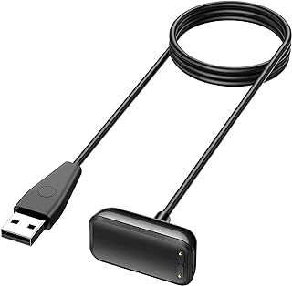 Charger Cable for Fitbit Luxe/Charge 5 / Fitbit Charge 6, Fast Charging with Reset Button Replacement USB Cord Accessories for Luxe/Charge 5/Fitbit Charge 6 Smartwatch(3.3 ft/100CM)