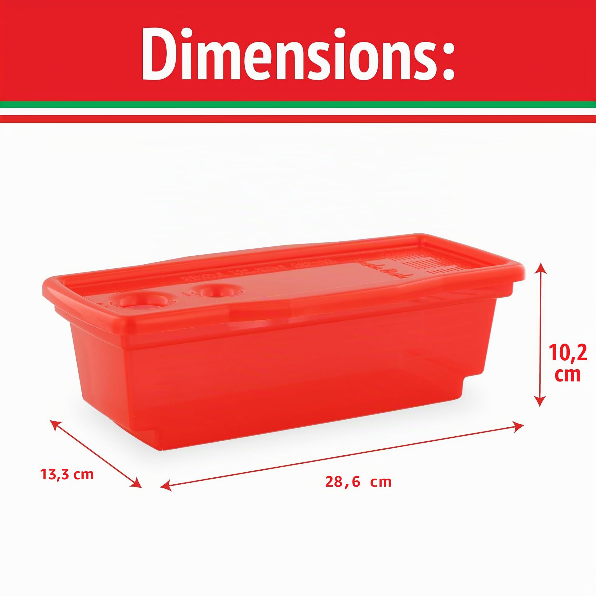 Fasta Pasta Cuiseur à pâtes pour micro-ondes – L'original (rouge) – Pas de désordre, de colle ou de W