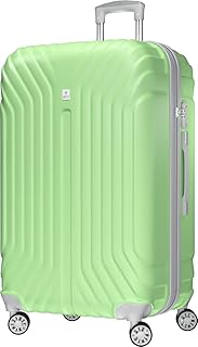 Luggage Expandable PC ABS Durable Hardside Suitcase with Spinner Wheels TSA Lock Checked-Large 28 Inch LightGreen