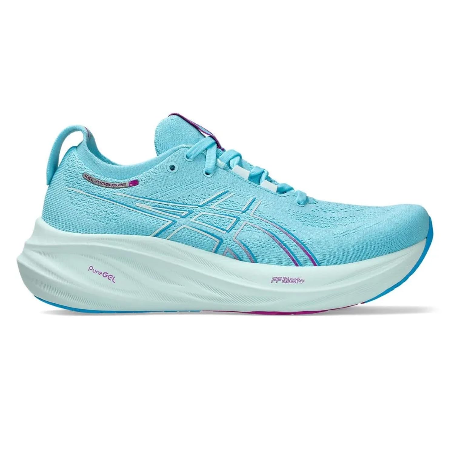 Tênis Asics Gel-Nimbus 26 Original (Azul e Roxo, BR, Adulto