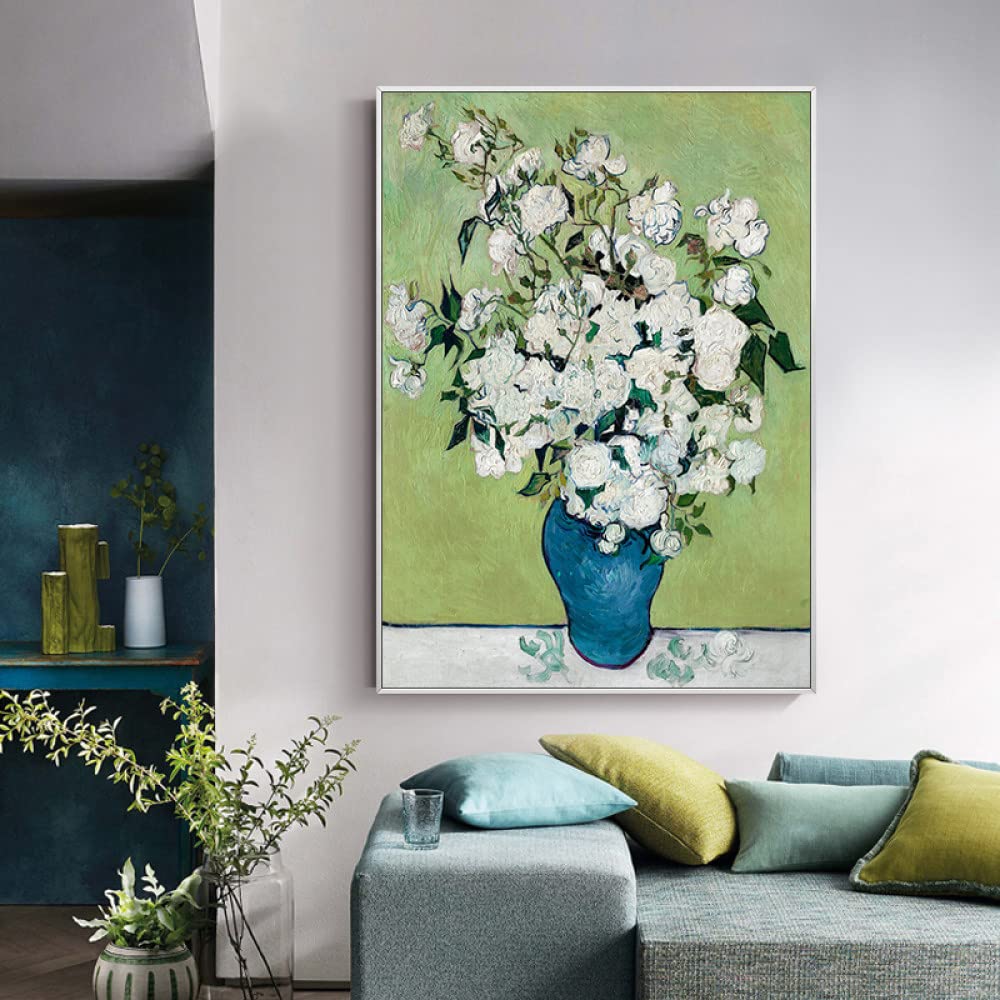 Peinture à l'huile sur toile de Monet d'un immense cyprès fait main
