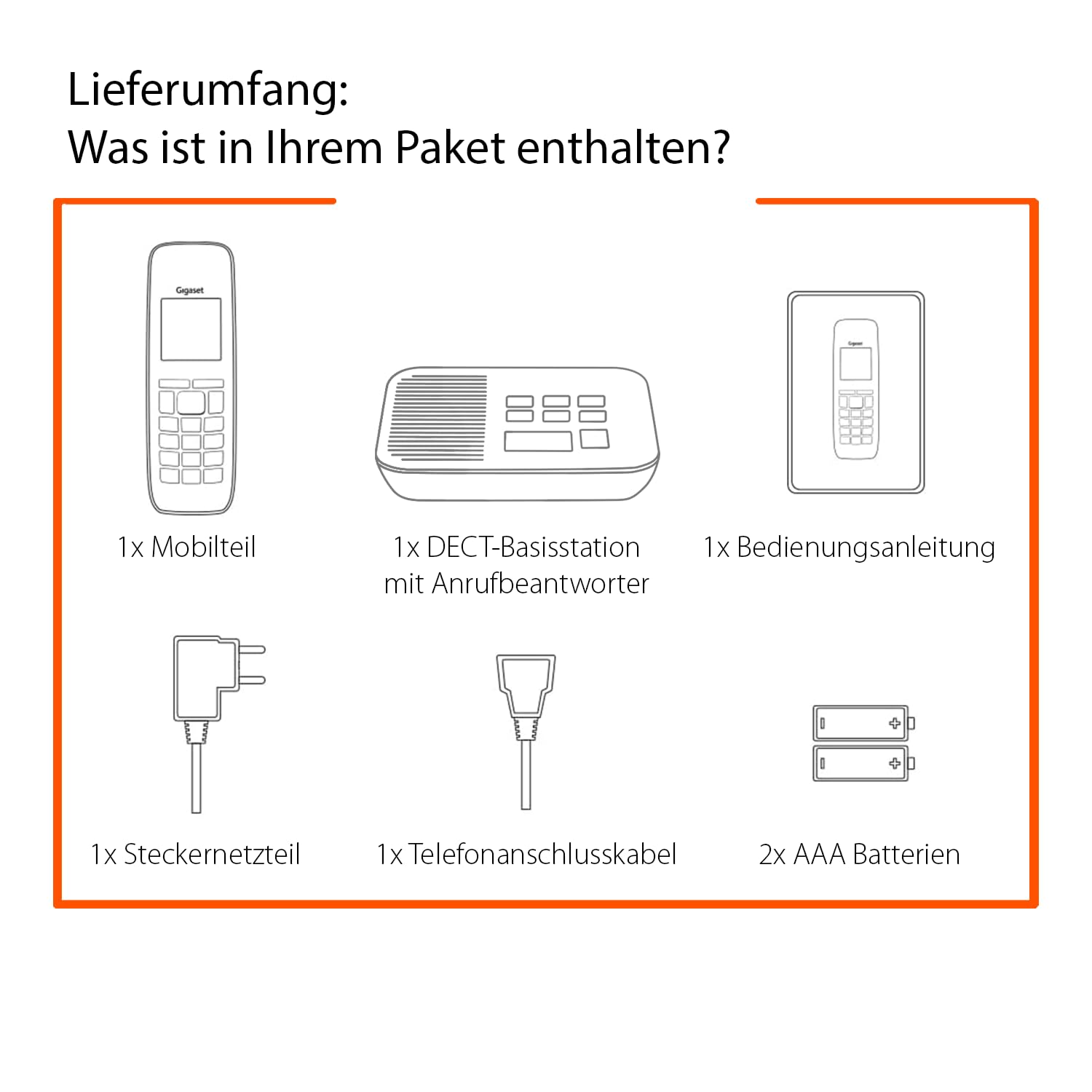 Gigaset CL660A Schnurloses Dect-Telefon mit Anrufbeantworter und großem TFT-Farbdisplay, Metall Anthrazit, Box 200 [Deutsche Version]