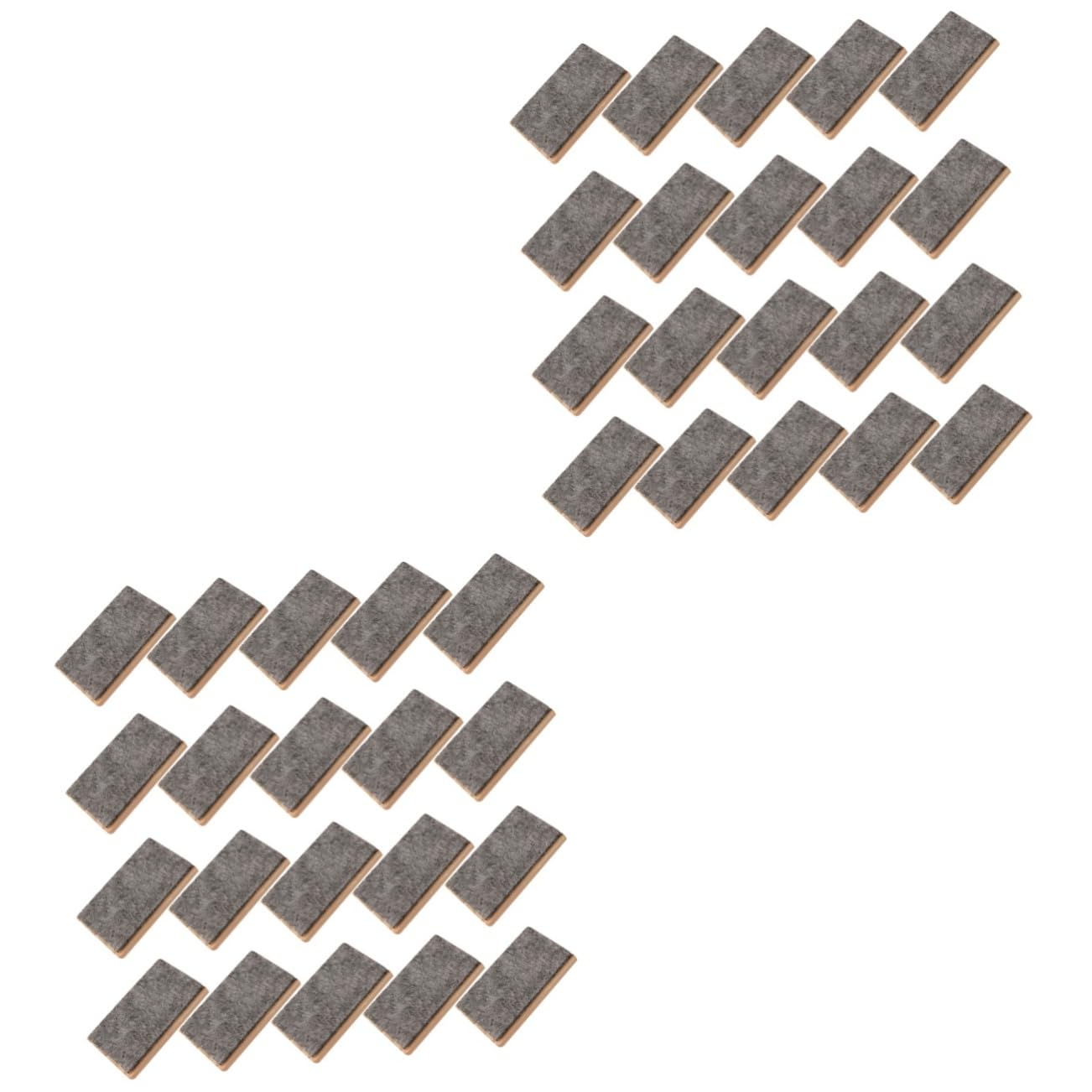 TEHAUX 2sets Dry Erase Board Cleaner Wooden Eraser for Chalk Removal White Board Cleaner Mini Eraser for Boys and Girls Adults 20pcs*2