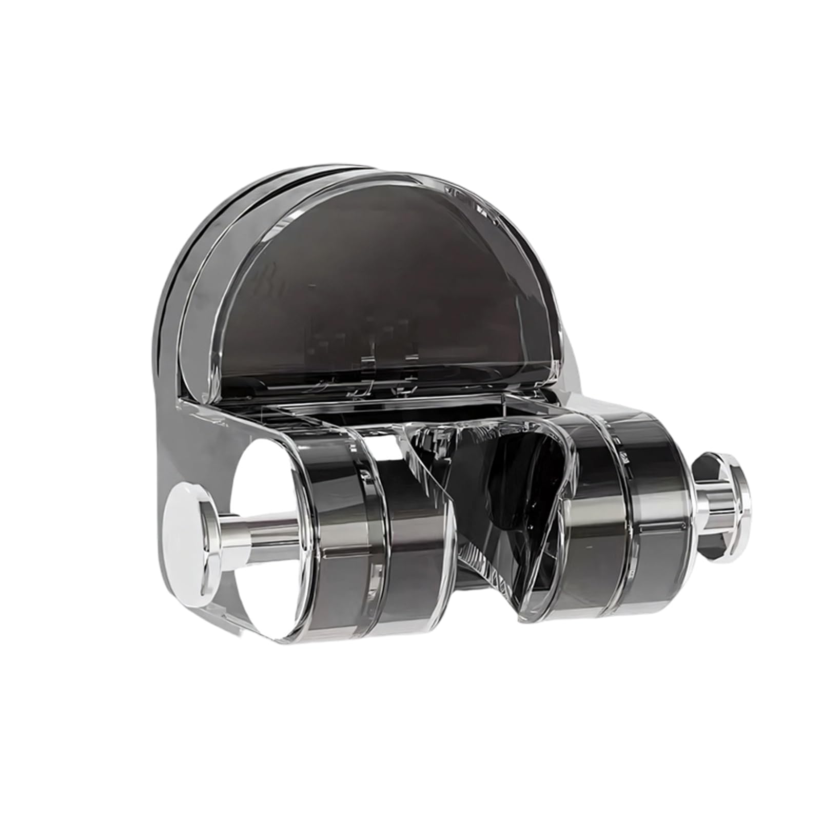 Laikoutd Black Strong Suction Shower Head Holder Not Drill Installation Adjustable Angles Abs Component For Bathroom Modifiable Parenthesis