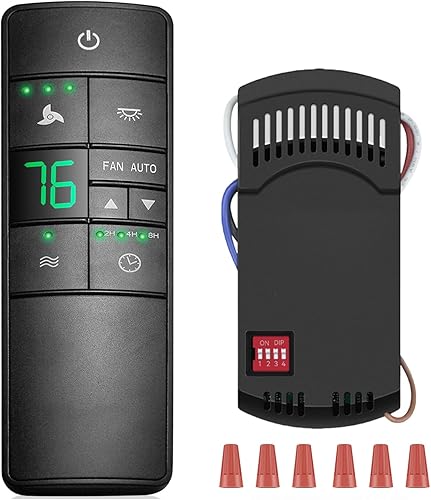 Ventilador de techo universal de 3 velocidades con control remoto termostático para Hampton Bay Harbor Breeze Hunter Honeywell Home Decorators