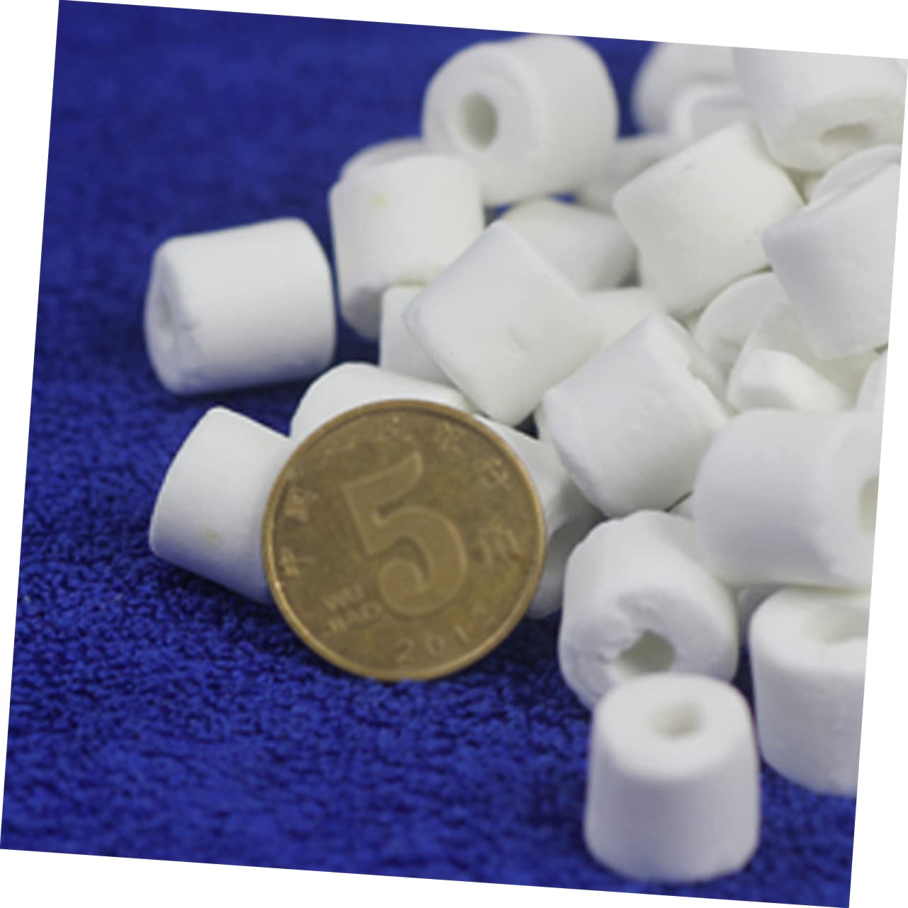 Yardwe 6 Paquetes Bola Bio carbón Activado Filtro Acuario Bola Bio Medios filtrantes para peceras Natural Elements Anillo cerámica Bio porosa Poroso Bola biológica Equipo