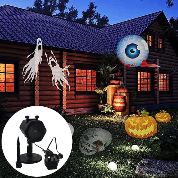 Projector Light with 12 Patterns with UK Adapter, Black - Image 2
