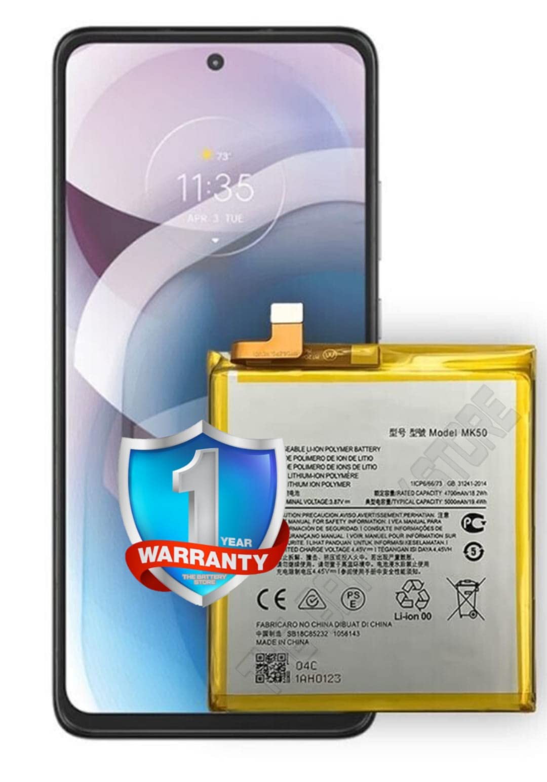 THE BATTERY STORE™ ORIGINAI Battery MK50 Compatible for Motorola