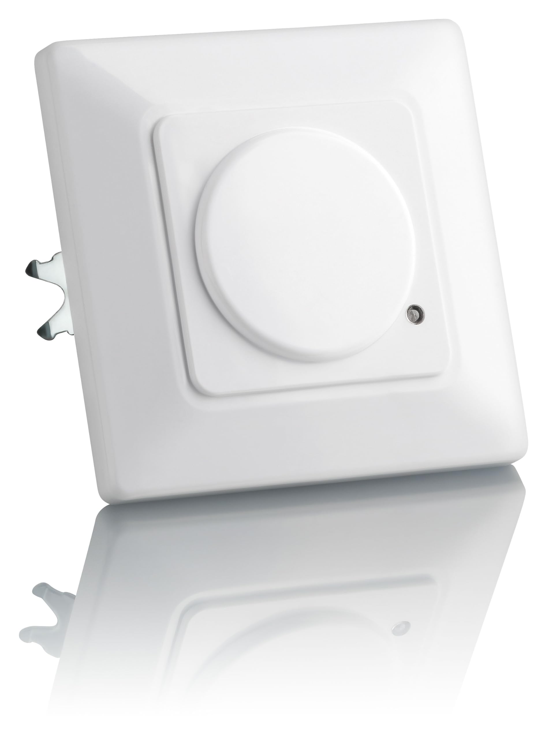 Motion detector indoor, flush mounted, HF sensor LED suitable, wall mounting, programmable, range 15m/180°