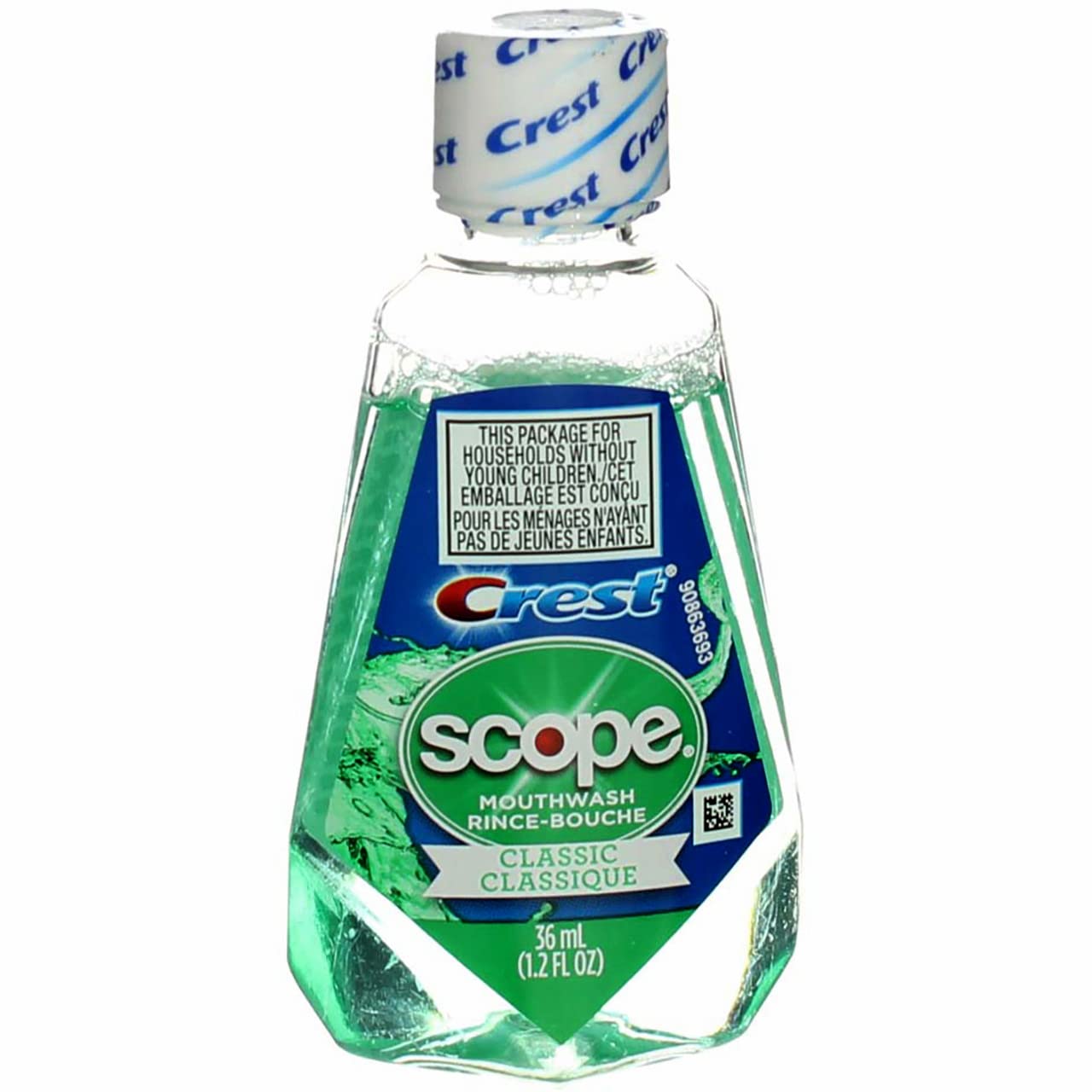 P&G-Crest + Scope Mouthwash, Classic, 36 ml, 12 Count
