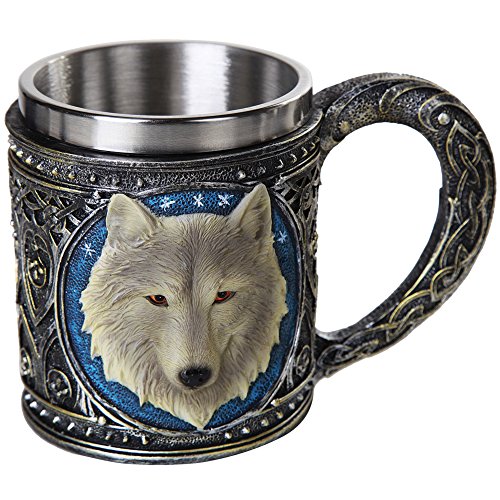Taza de resina con inserto de acero inoxidable 11oz miniatura 1