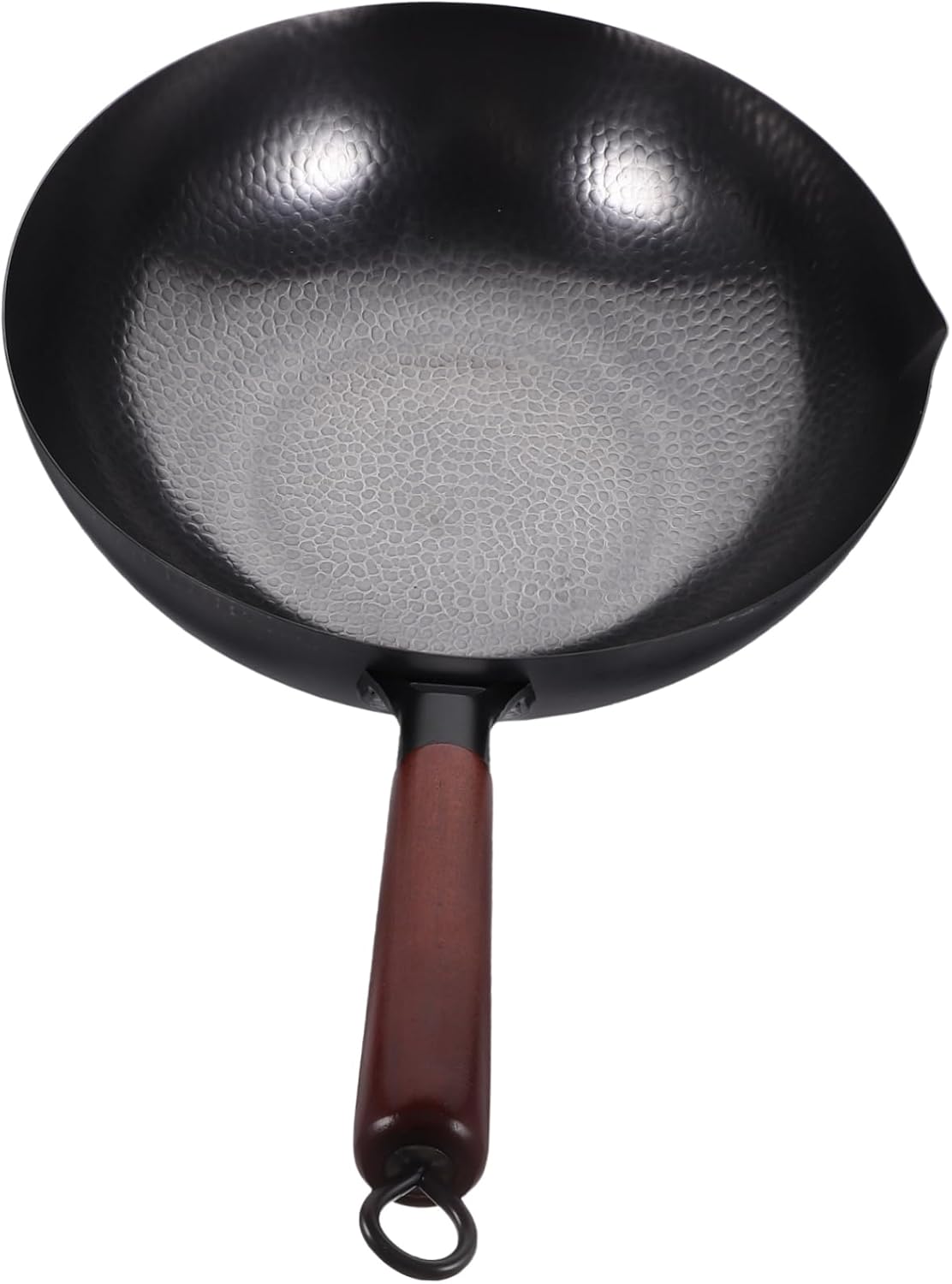 Chinese Style Wok Pan Thickened Nonstick Skillet with Ergonomic Handle for Comfortable Stir Frying for Home Cooking and All Stoves