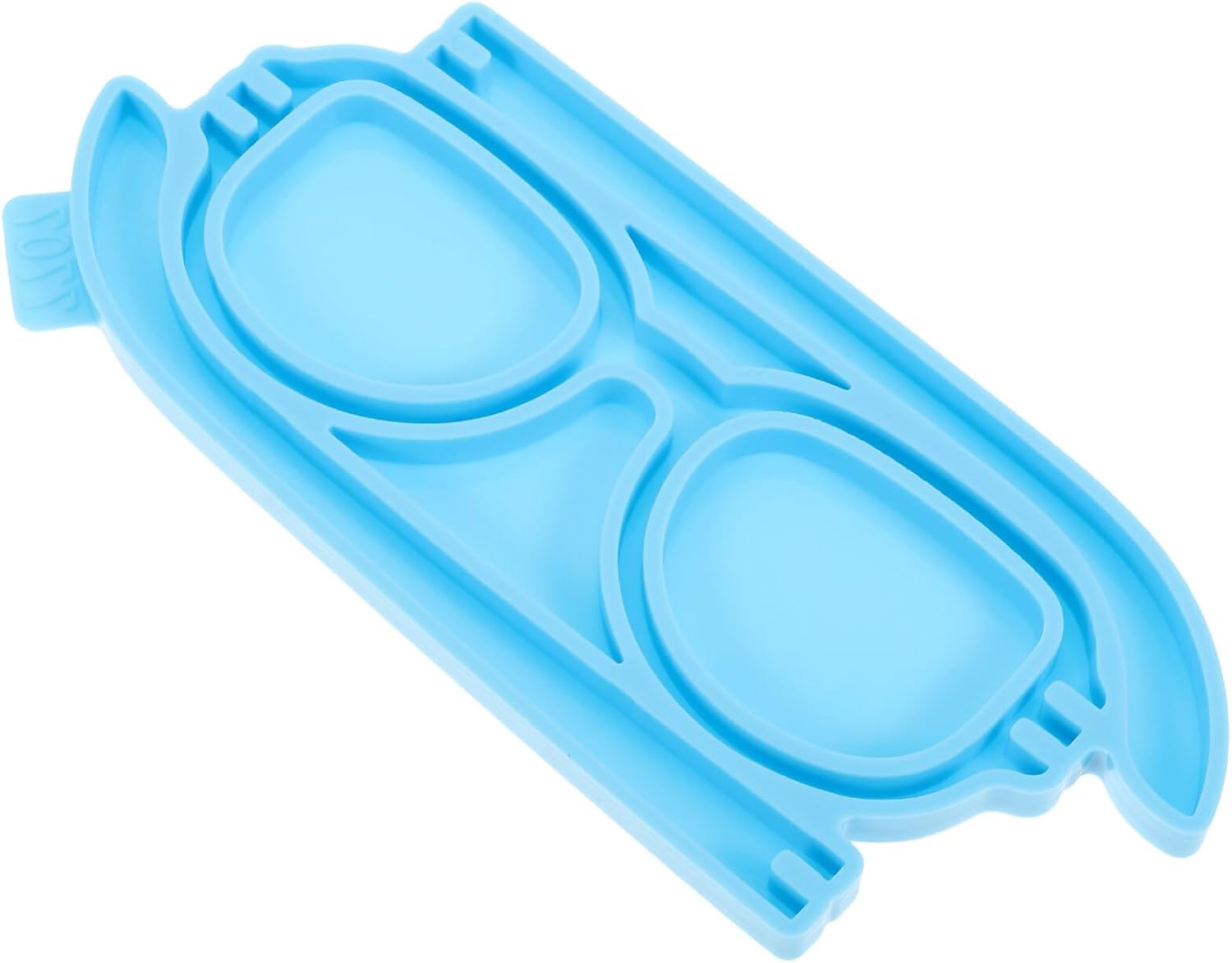 VILLCASE Eyeglasses Shaped Epoxy Resin Mold Flexible Silicone Mold for DIY Crafts and Jewelry Making 6.29X2.67X0.27 Inch