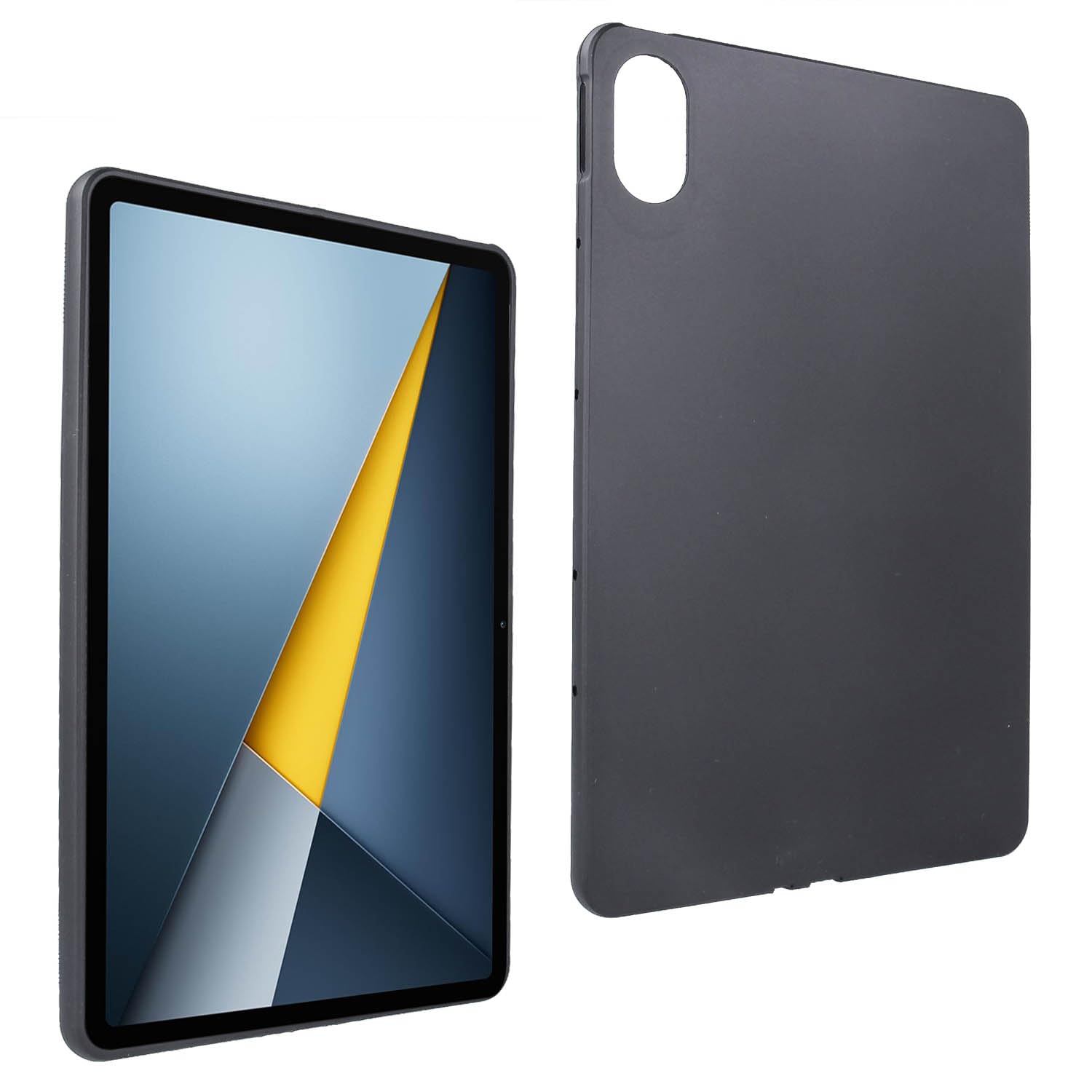 Etui ochronne na XIAOMI POCO PAD M1 12,1" - REDMI PAD 2 PRO, TPU, czarne, silikonowe, ultracienkie, 0,33 mm