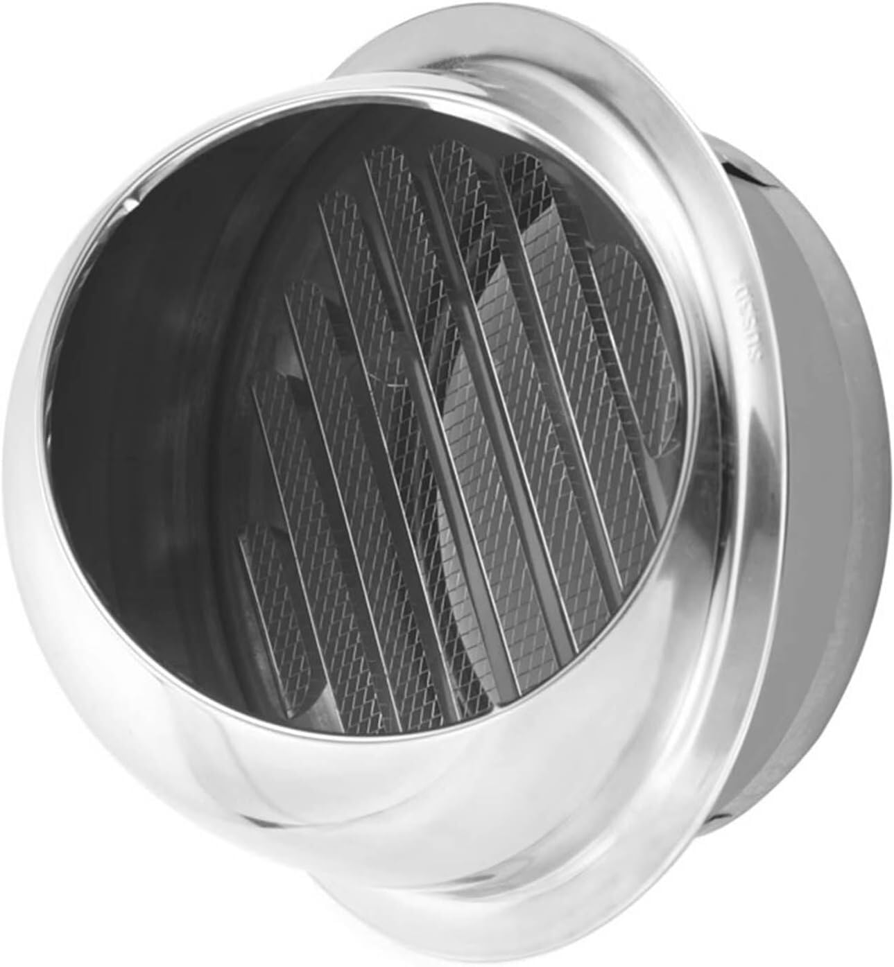 JvFbjLF Stainless Steel Louvered Ventilation Grille 304 Stainless Steel Vents Wall-mounted Exhaust Vents(250mm)