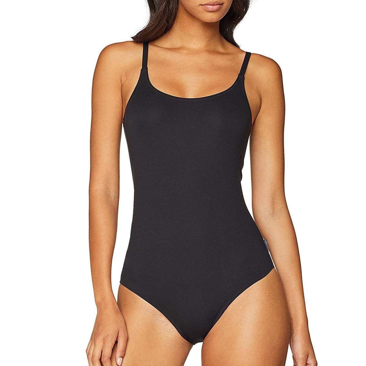 Rosa Faia Women's Black Suit One Piece Swimsuit