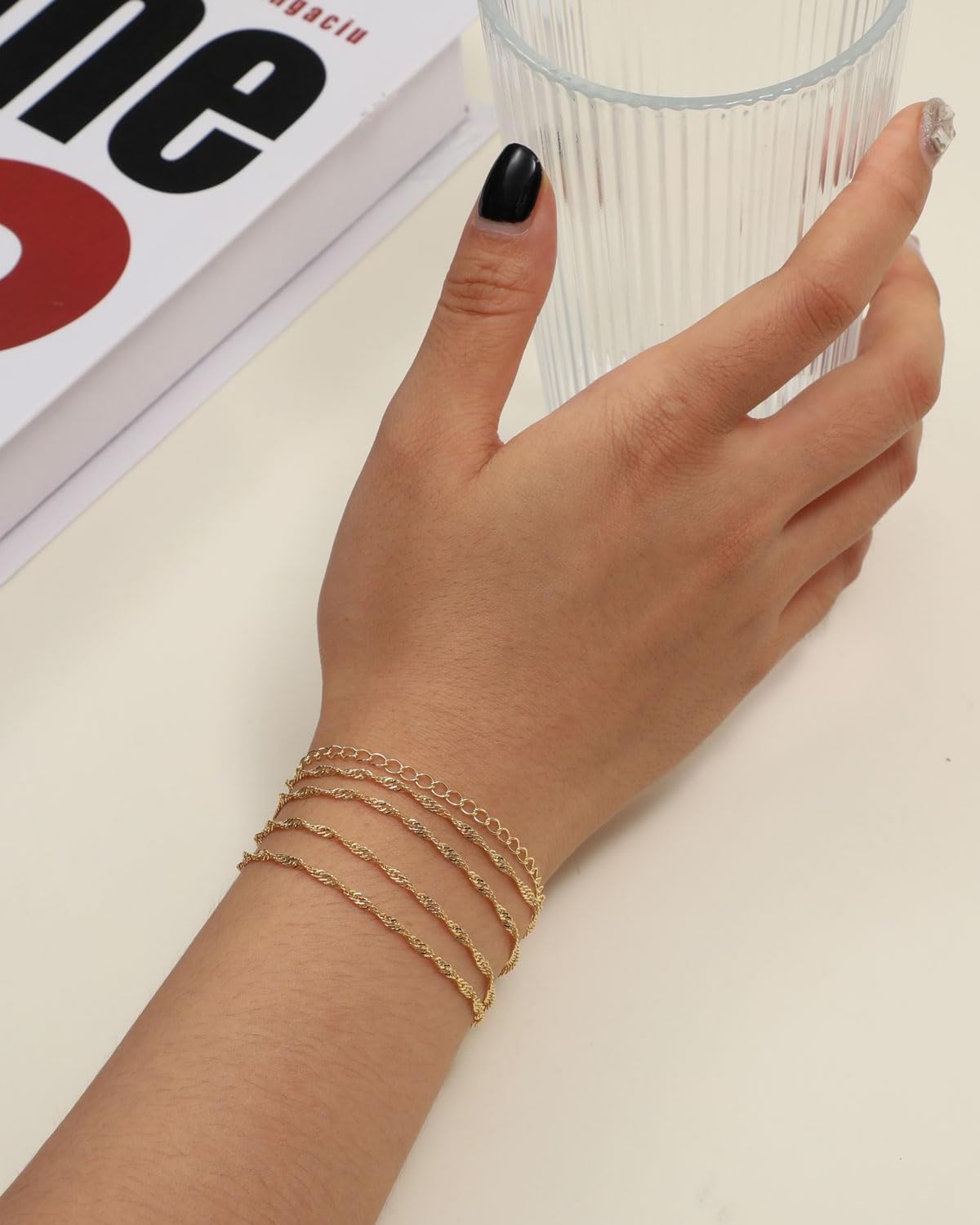 Catena Pancia Donna Oro | Gioielli Corpo A Strati Per Vita E Bikini, Regolabile 110cm