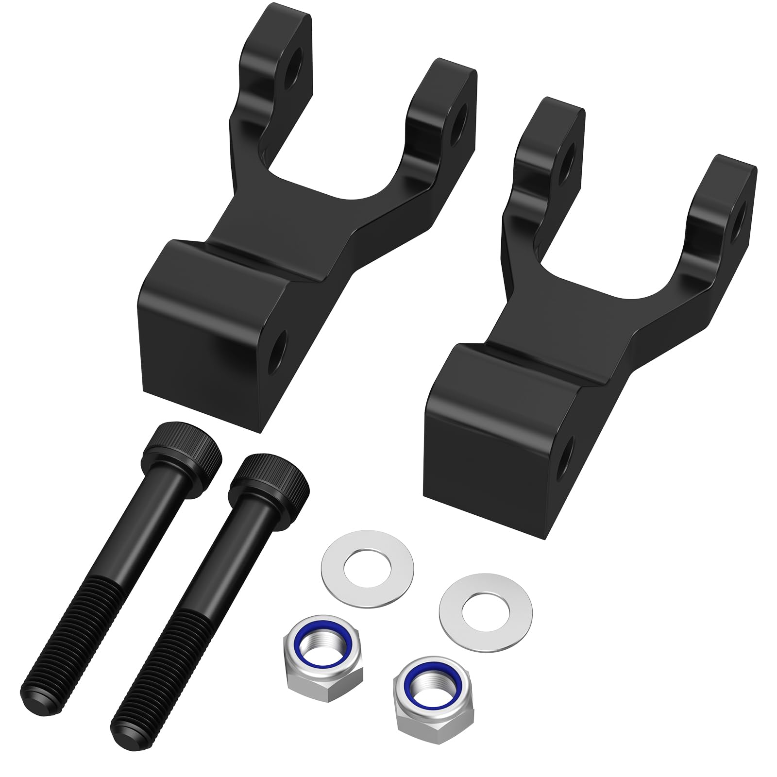 NICECNC ATV Kit d'abaissement avant de 8,9 cm, compatible avec Yamaha Raptor 660R 700, YFZ 450, Blaster 200, Banshee 350 YFZ350 87-08, Warrior 350 87-04, compatible avec Honda TRX400EX TRX450R