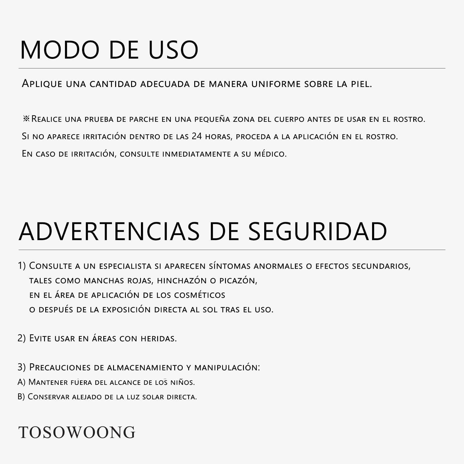 TOSOWOONG Arbutin 7% + Tranexamic Acid 4% Crema, 70.000 ppm de Arbutina, 40.000 ppm de Ácido Tranexámico, Niacinamida y Glutatión, Cuidado Facial Coreano, 50ml, 1.69 fl. oz.