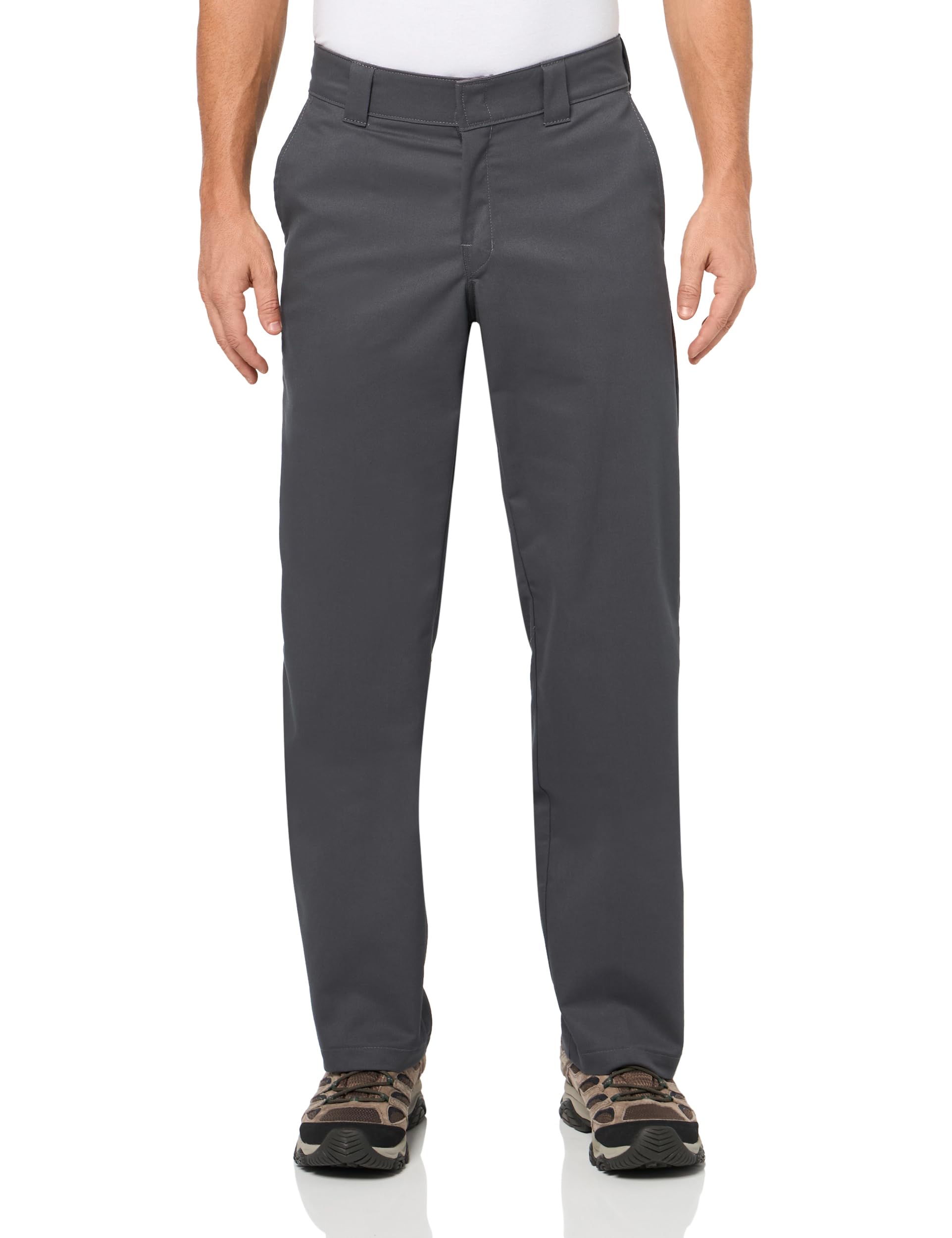 Dickies Men's Charcoal Regular Fit Active Waist Work Pants Utility, 38W X 34L