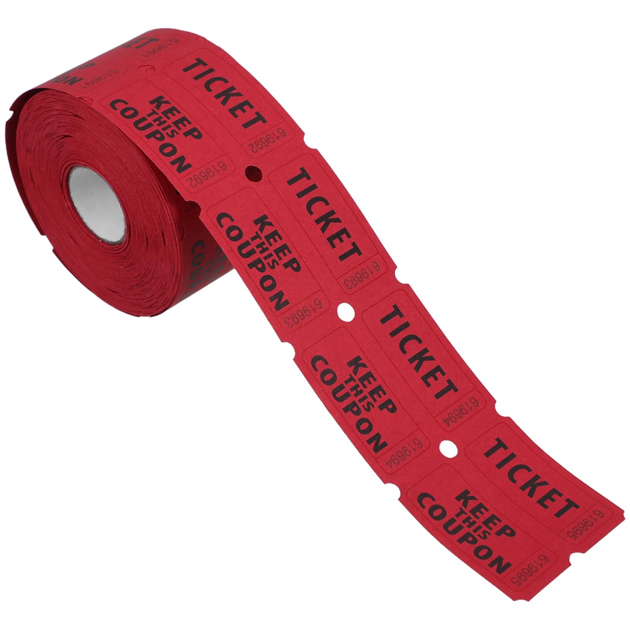Uonlytech Billets De Tombola 500 Pièces Double Rouleau Numérotés Consécutivement Avec Espace Informations Pour Tirage Sort Fêtes Collectes De Fonds Événements
