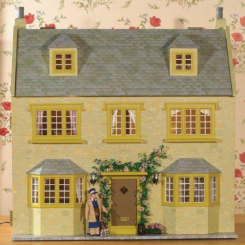 The Dolls House EmporiumApril Cottage Kit - 1/12 Scale Dolls House Kit - Traditional Cotswold Style - For Girls Aged 6+