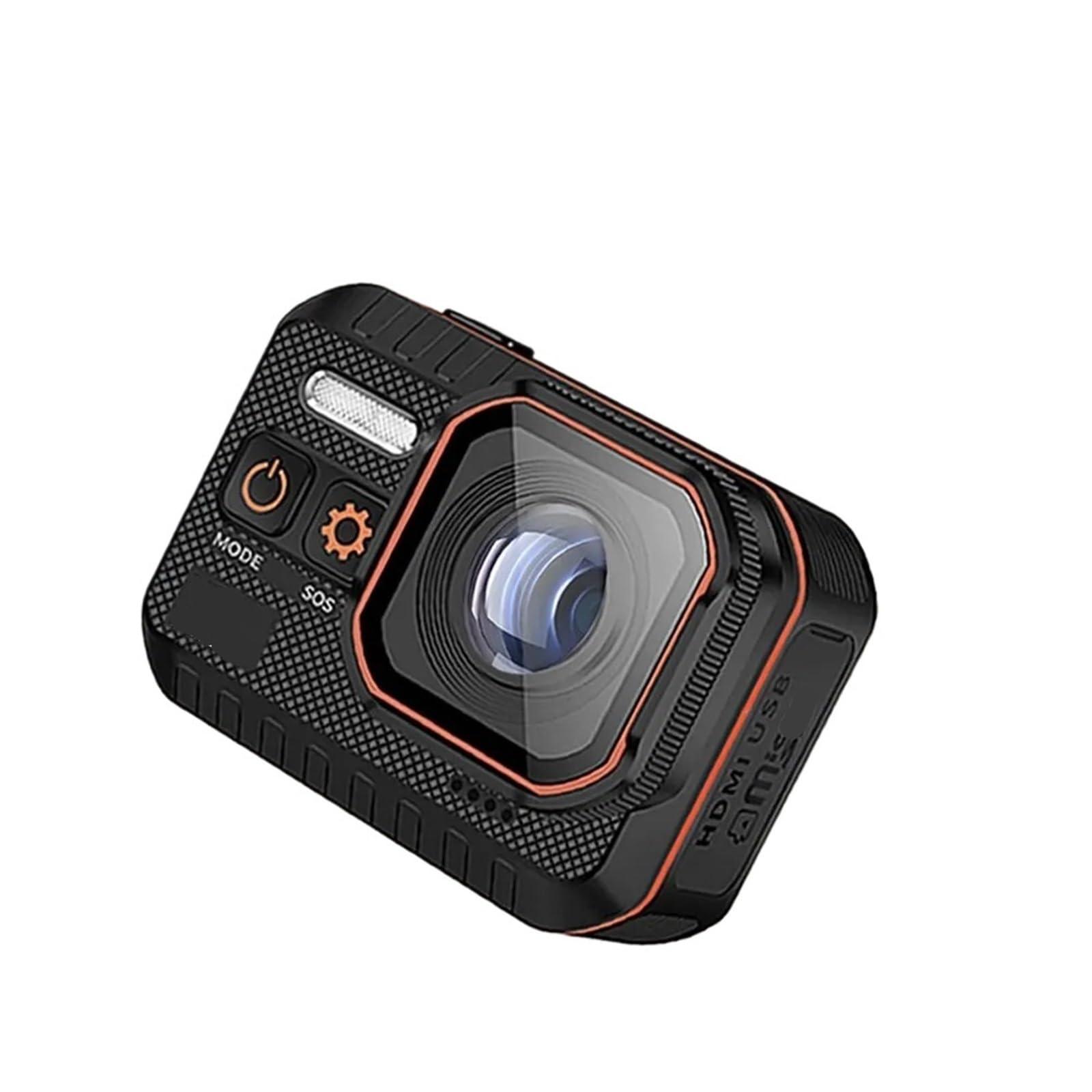 Action Camera 4K60FPS con schermo di controllo remoto Videocamera sportiva impermeabile Registratore guida Cam for casco(128g)