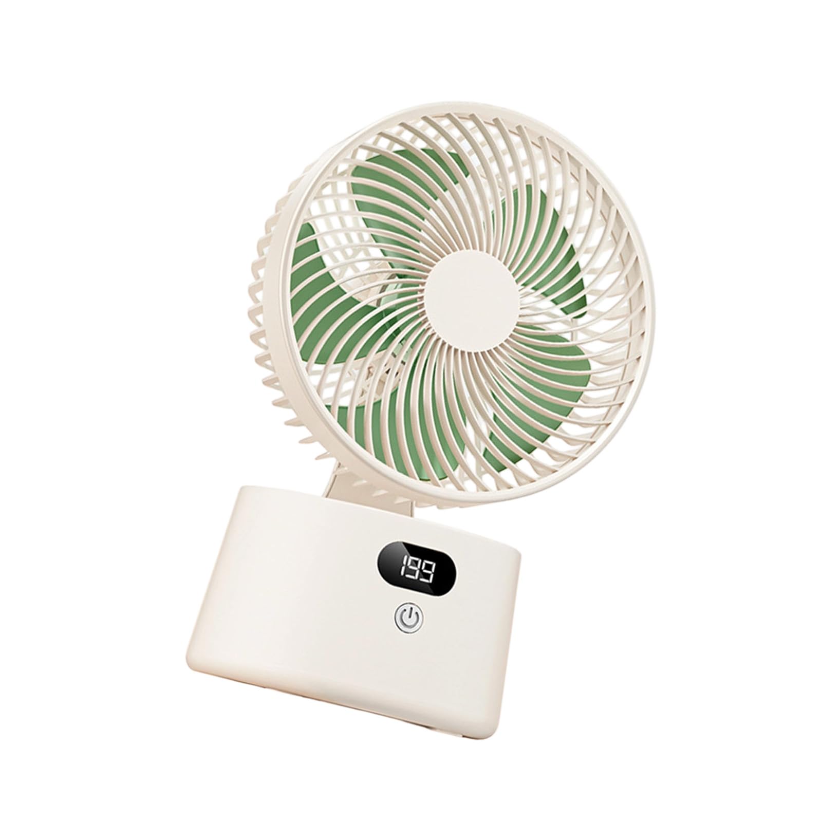 Oxxggkao Electric Table Fan with 2000mAh Battery Quiet Operations Laptop Cooling Fan Suitable for Indoor and Outdoor Use Quiet Desktop