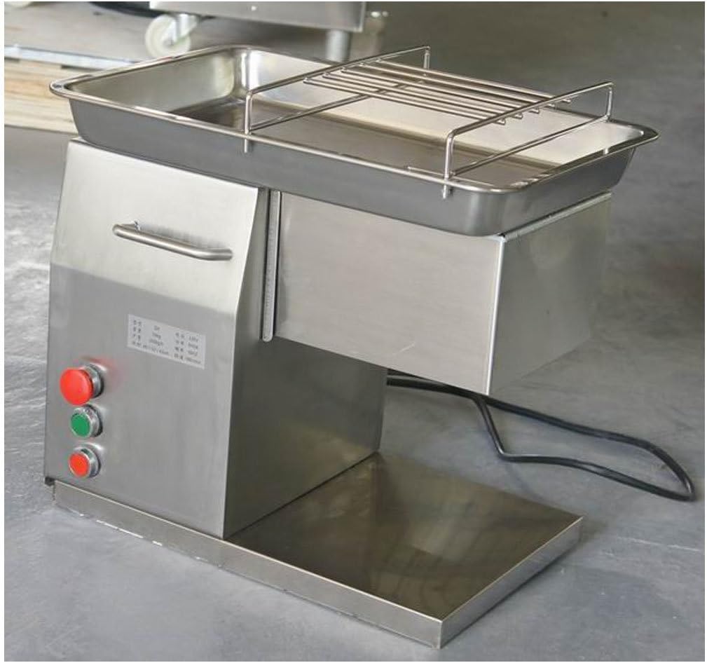 TZ® QX 250KG/hour Commercial Grade Automatic Meat Processing Equipment Stainless Steel Restaurant Meat Cutting Machine, Cutter, Slicer 1 Cutting Blade (with three blades)