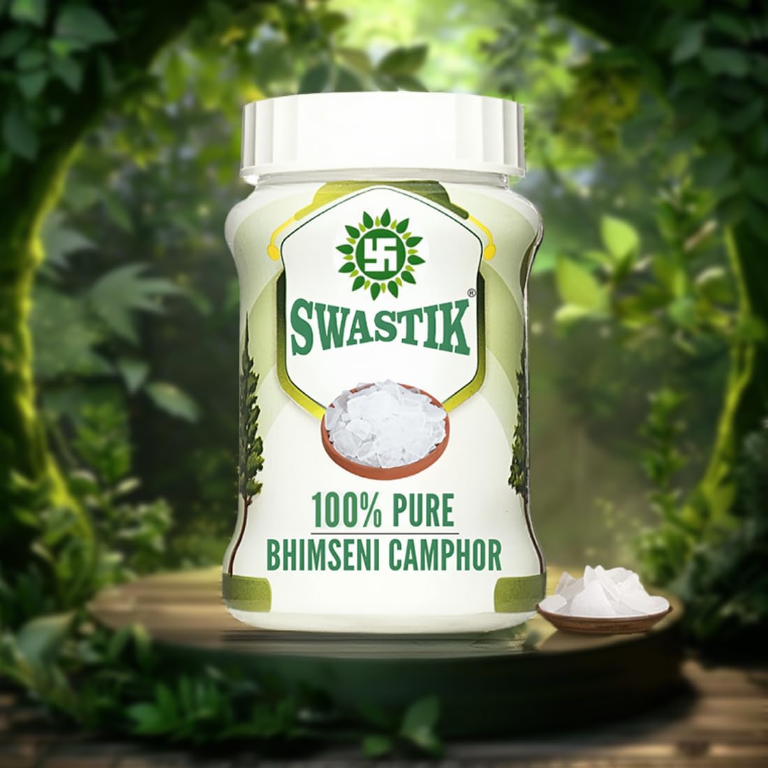Swastik Bhimseni Camphor - Pure & Natural Aroma -8 Swastik Bhimseni Camphor - Pure & Natural Aroma -8