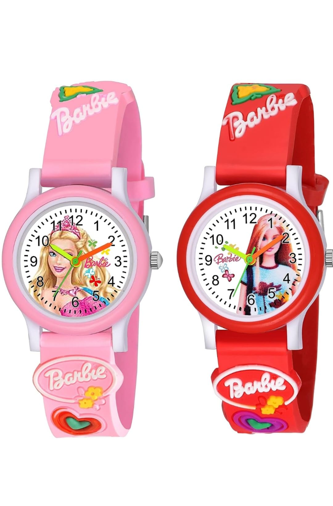 TONSY Girls Barbie Combo Watch (Pink and Red) for Kids (B0839QCH18) Amazon Price History, Amazon Price Tracker