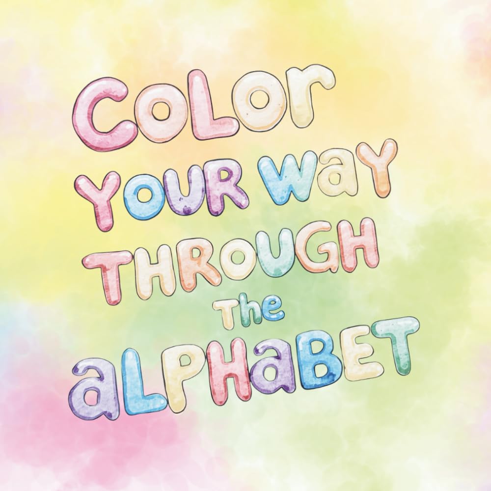 Color your way through the alphabet a-z