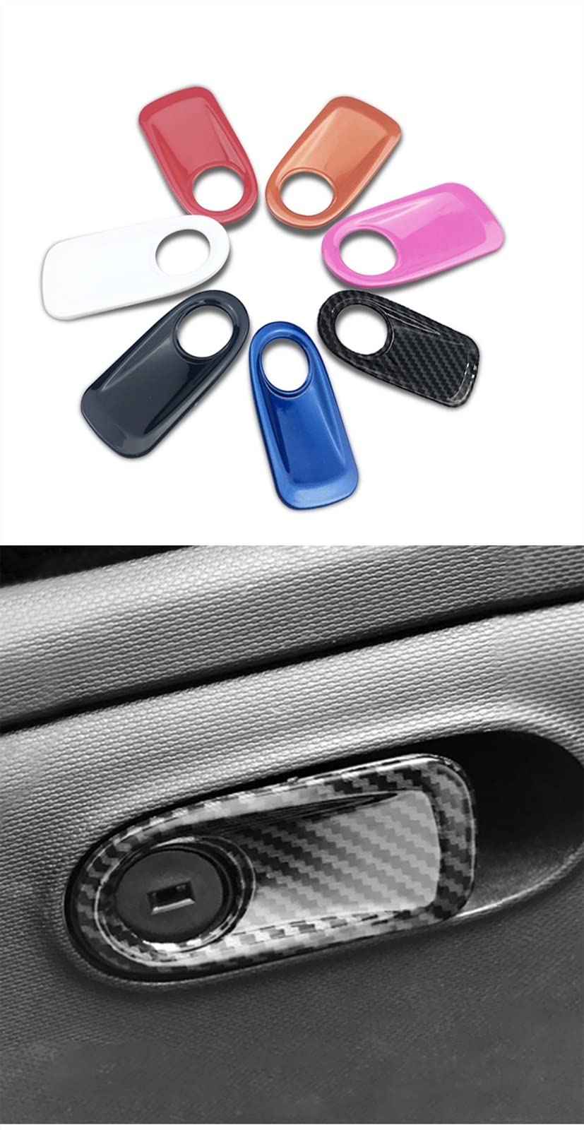 4* Red Real Carbon Fiber Central Control Interior Trim For Nissan GT-R - View #6