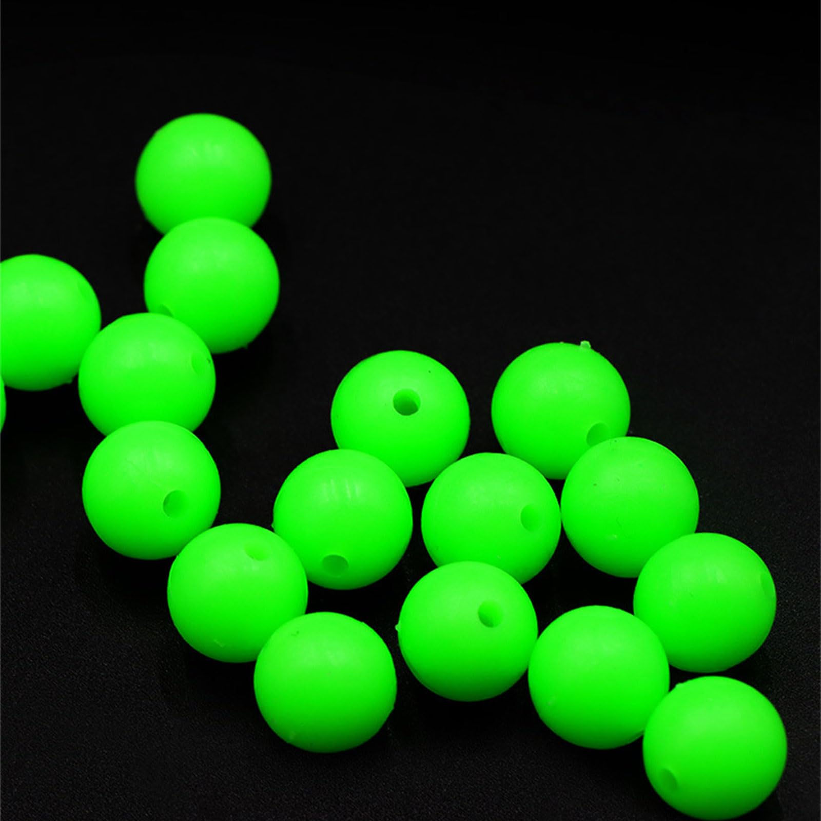 1000Pcs Notte Pesca Glowing Beads Glow Galleggiante Assortimento Rotondo Per Acqua Salata Acqua Dolce Rotondo