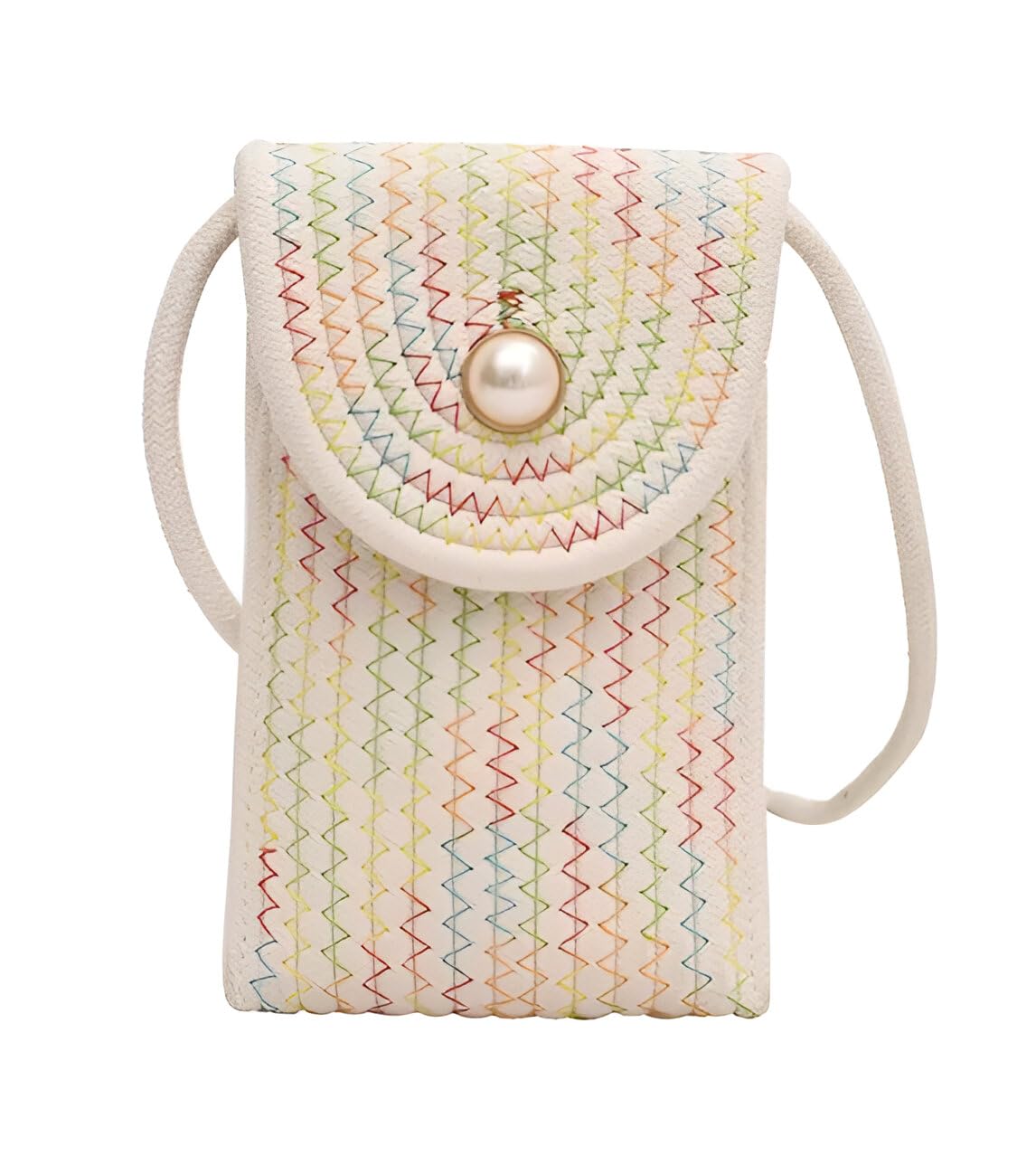Tickles Portable Cotton Mobile Pouch Sling Crossbody Bags For Girls Women (Color: Multicolor Size: 21.5x15.5 cm) (B0CTTP6LZ7) Amazon Price History, Amazon Price Tracker