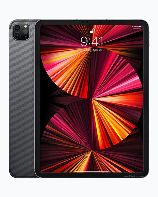 Compatible for Apple iPad Pro 11 (2021)/ (2022) 11 inch 3rd Gen / 4th gen Back Skin Sticker/Vinyl wrap/Protective Film Tablet Skin Carbon Fiber 3D (Transparent) by Candeal Mizhan (Only Back)