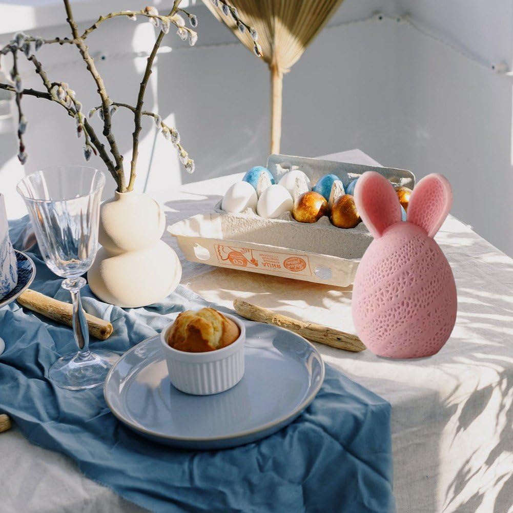 Moule à Bougie 3D Lapin De Pâques En Silicone - Pour Chocolat Et Bougies Artisanales