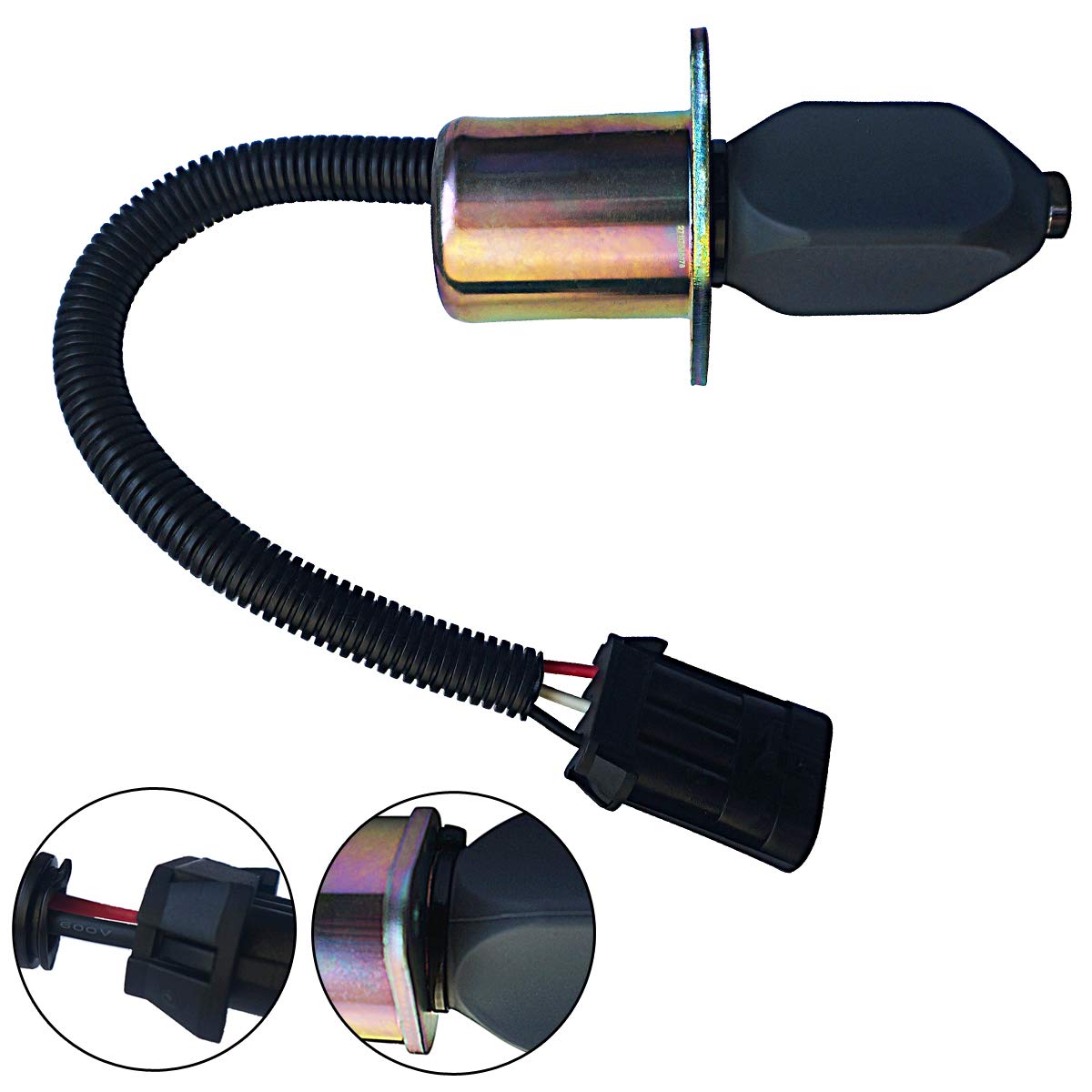 Electrovanne 12V 3934171 pour moteurs Bobcat et Kubota Super Mini