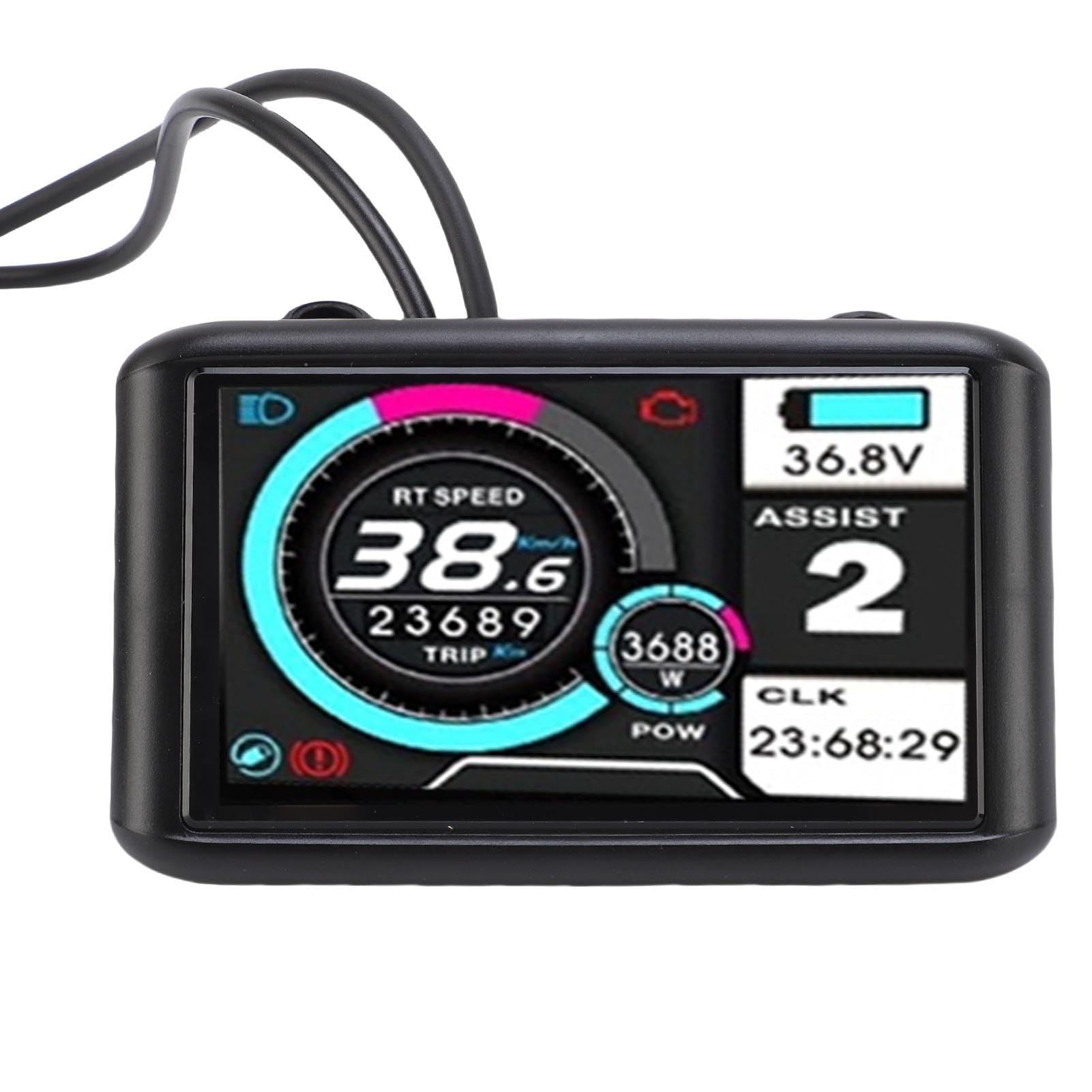 Pannello di Controllo LCD Elettrico Impermeabile Misuratore di Controllo Leggero e Versatile per Scooter Elettrico, Installazione Semplice, Perfetto per i Pendolari