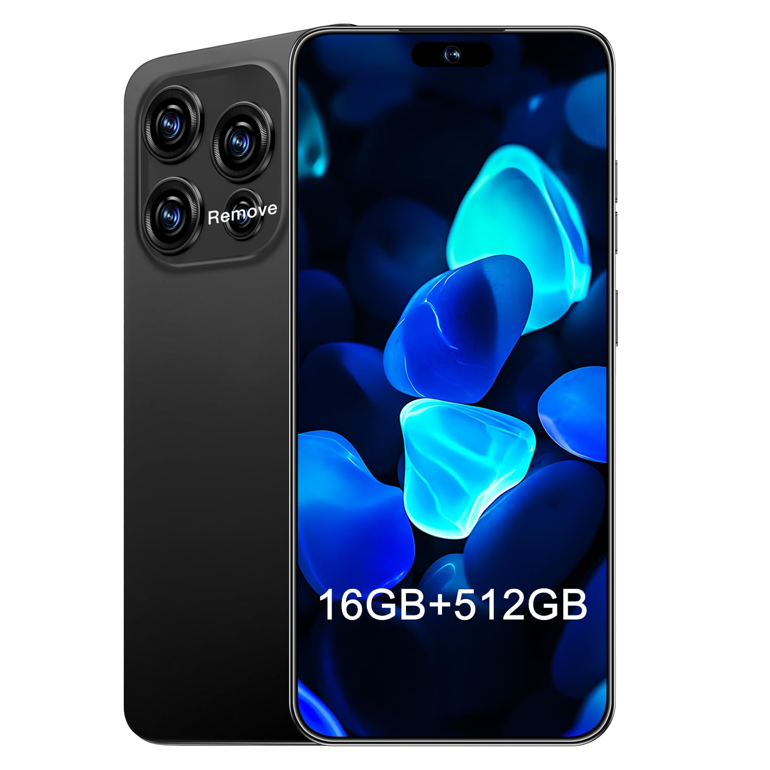 16PM 5G Cell Phone,Smartphone Unlocked Cell Phone 16GB+512GB/6.99" Display/68MP+108MP Cam…